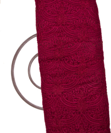 Net Embroidery Fabric Material Boutique Designer